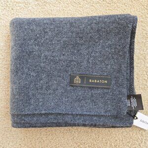 NWT Babaton Cashmere Scarf Charcoal Grey Aritzia
